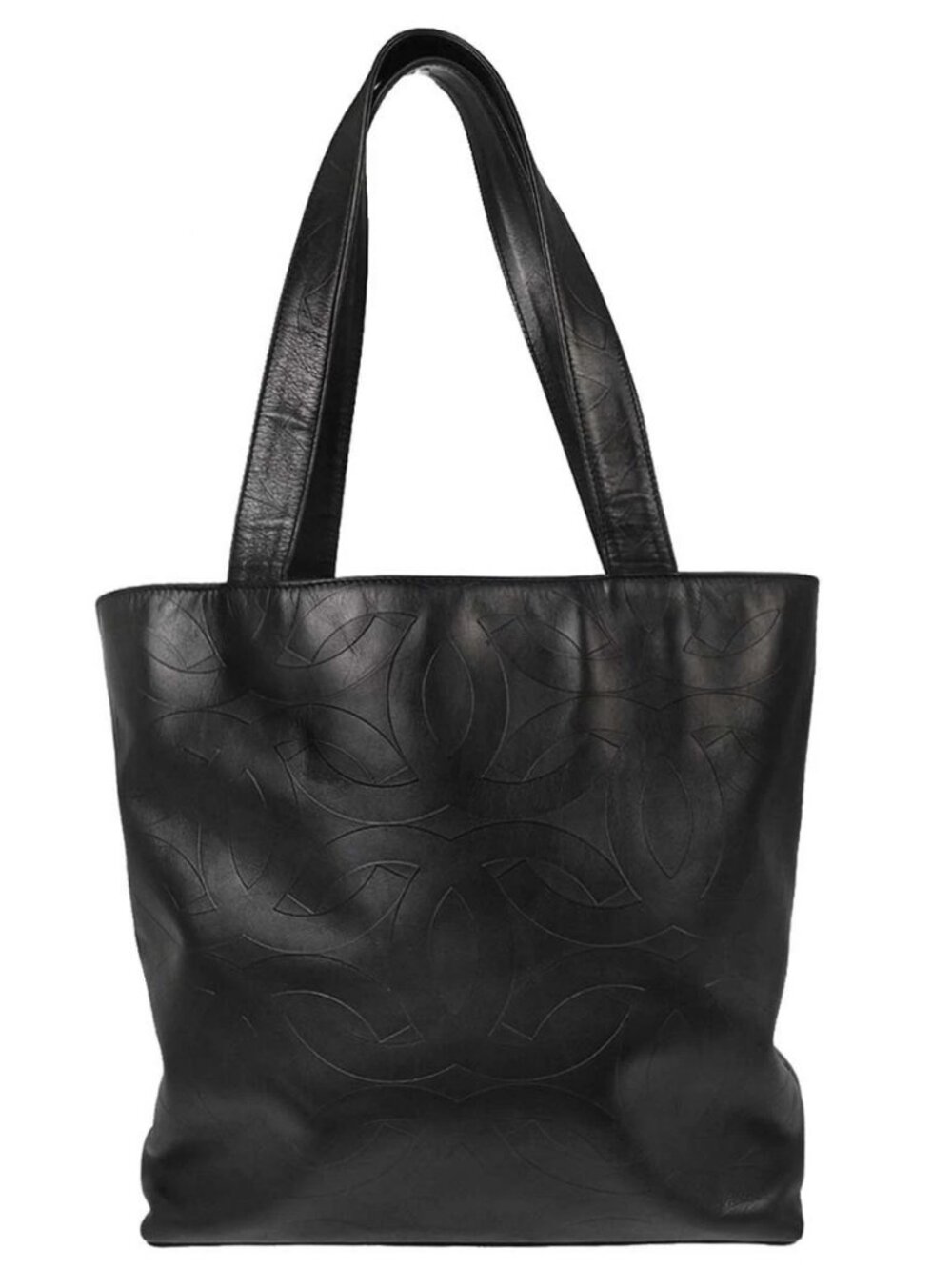Chanel Black Lambskin Tote
